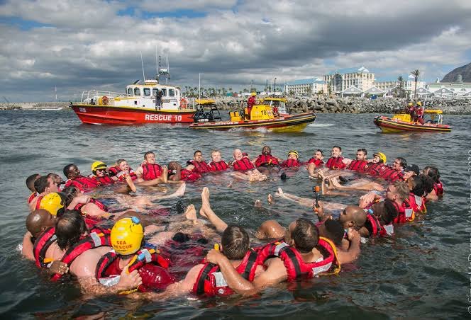 NSRI volunteer crews training in the water