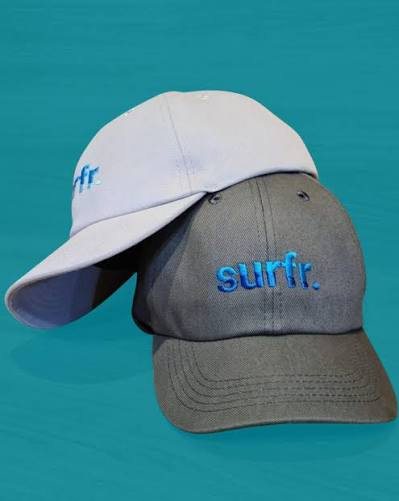 Two SURFR caps